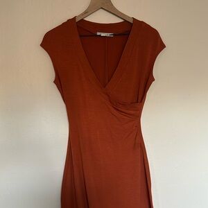 Faux wrap dress